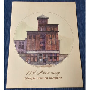 Olympia Brewery 75th Anniversary Booklet 1971 Yesteryears Tumwater History 13B